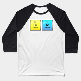 CuTe Periodic Table Word Baseball T-Shirt